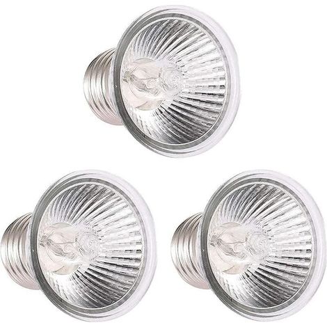 25W Chaleur Lampe UVA UVB Lampe De Réchauffement Ampoule De Chauffage, pour Reptiles Lézard Tortue Aquarium (Ampoule 3) (1/5)