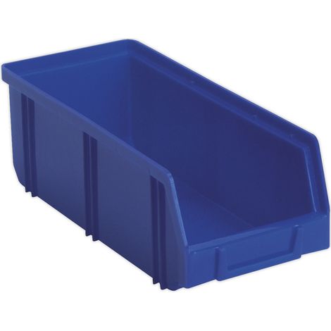 Sealey Deep Plastic Storage Bin 105 x 240 x 85mm, Blue - Pack of 28 TPS2D (1/2)