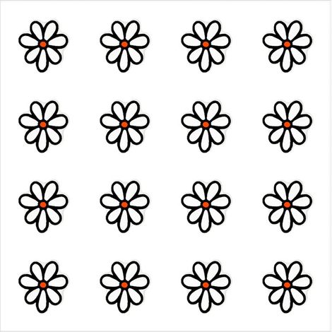 Mini 3D Sticker Fiori