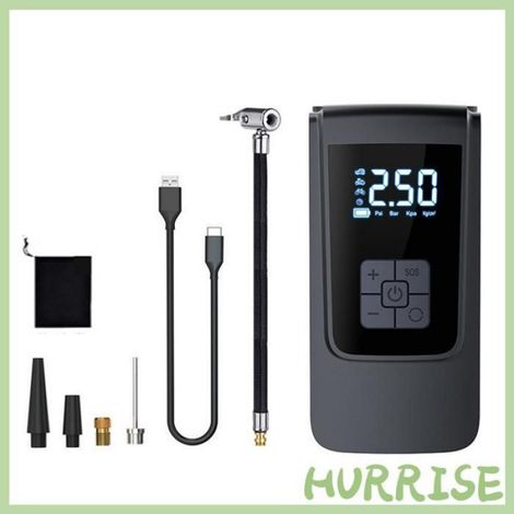 Garosa pompe à air sans fil Pompe à air portable pour voiture, compresseur d'air 150 psi, gonfleur auto coffret Gris 4000mAh (1/5)