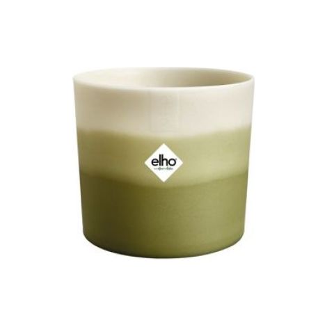 Pot Colour Gradient Rond D.14 Cm Vert Bambou - Elho Bv (1/4)