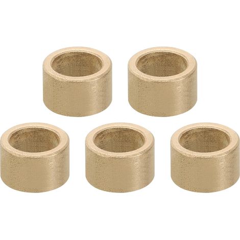 Entretoises en Laiton M10, 5 Pièces Entretoise en Métal Laiton 10 mm ID x 14 mm OD x 9 mm L Entretoises en Laiton pour Vis de 3/8 Pouce ou M10 (1/5)