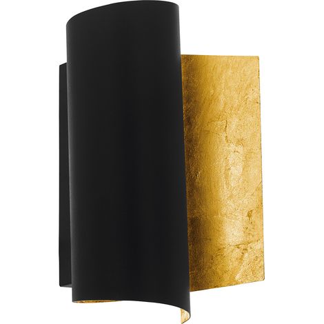 Applique Moderna Falicetto Acciaio Nero 1 Luce E27 (1/4)