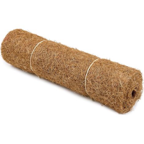 Natural Coconut Fibre Rug 40 x 100 cm 900 g/m² – Plant Mulching, Cold Protection, Weeds, Reptile Terrarium Rug, Brown (1/3)