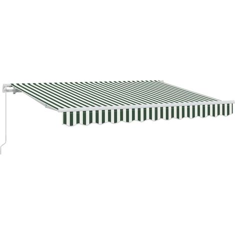 Maison Exclusive - Tenda Retrattile Verde 300 x 200 cm Tessuto (1/5)