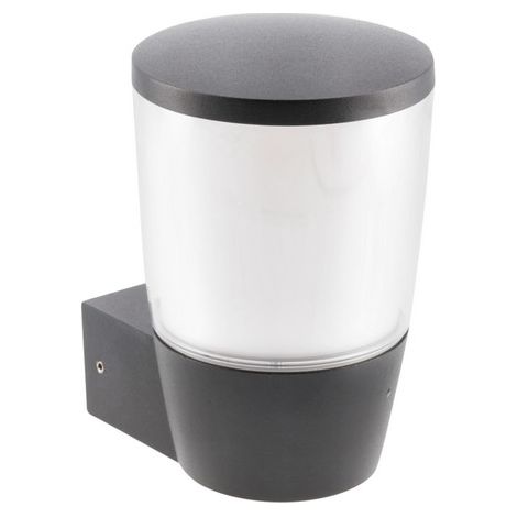 L谩mpara de jard铆n TOT-AU MAX.15W, aplique de pared recto, negro - V-TOR0AU00