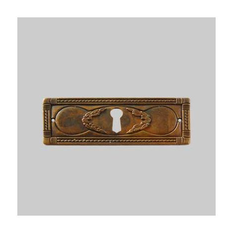 Bocchetta per mobili 5038/a3 orizzontale 96x34 mm - patinato antico