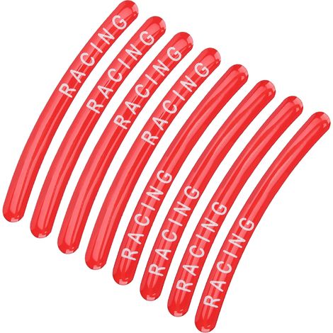 Lot de 8 autocollants réfléchissants et étanches pour jantes de voiture de course Kawasaki (Type 1) (1/5)