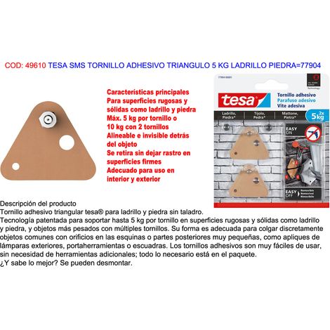 Vis adhésives Tesa SMS 5 kg brique/pierre