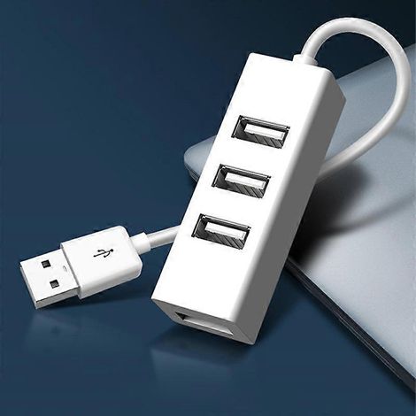 Station d'accueil d'extension USB 2.0 à quatre ports, hub à quatre ports, répartiteur informatique, mini prolongateur à quatre ports - al (1/3)