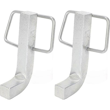 Schnapp-L-Stifte 4 1/4 Zoll x 15 mm, geräuscharm, verzinkt, hochbelastbar, mit Schnappclips, L-Stifte für We