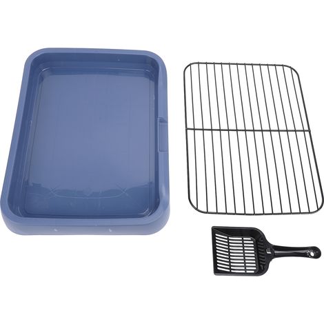 Plateau de pot pour chien, toilettes d'entraînement intérieure amovibles, support de coussin Portable sans odeur pour chiot avec Grille pour chiens de petite et moyenne taille (1/5)