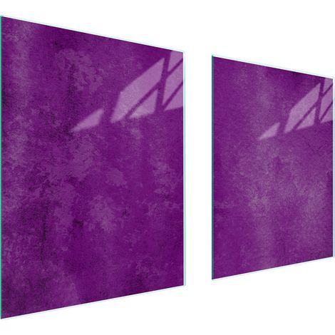 PLACA PROTECTORA DE VIDRIO PARA ESTUFA 85x52 MORADA (1/5)