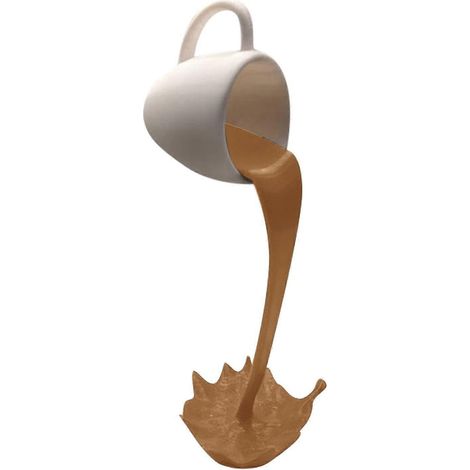 Décorations de Noël Jacenvly Grinch en liquidation Sculpture de tasse à café flottante Décor de cuisine Déversement et décoration Déco de bureau (1/5)