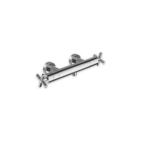Cristina Ondyna – Douche thermostatique chrome finition métal – Largeur 200mm – Hauteur 300mm – Modèle EV45251 (1/4)