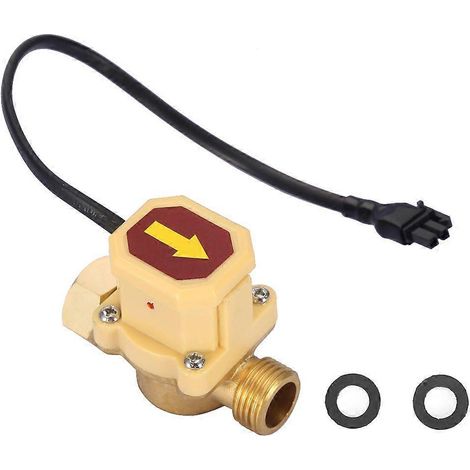 Pompe à eau à filetage G1/2-G1/2 avec capteur de débit réglable et pressostat automatique 220 V (1/4)