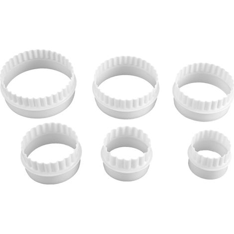 emporte-pièces ronds pour pâtisserie, biscuits, gâteaux, fondant et pâte à sucre. (1/5)