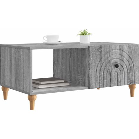 Maison Exclusive - Couchtisch Graues Sonoma 90 x 50 x 40 cm Holzw