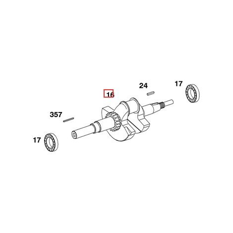 Albero motore originale BRIGGS & STRATTON 690539