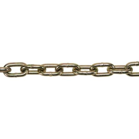 Cadena DIN766 galvanizado amarillo A 6,0 - 30m