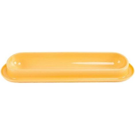 Lange, geneigte Schüssel für Katzenfutter und Wasser, einzigartige 34,5 cm geneigte Schüssel für mehrere Kätzchen, ergonomisch geformte, rutschfeste Schüssel.