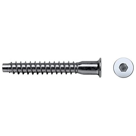 Scatola di viti celo 8425586112909 argento 50 mm acciaio