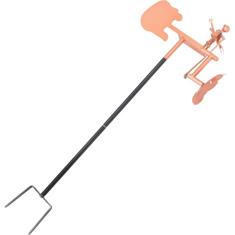 Moulin À Vent en Métal Représentant Un Musicien : Sculptures De Guitariste pour Jardin – Décoration De Jardin Extérieur – Statue Artistique pour Patio, Fête Et Usage Quotidien (1/5)