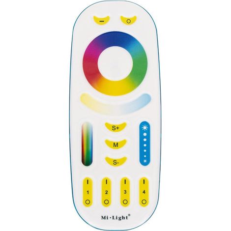 Controller Dimmer RGBW 12/24V DC + Fernbedienung RF 4 Zonen Mi Boxer (1/5)