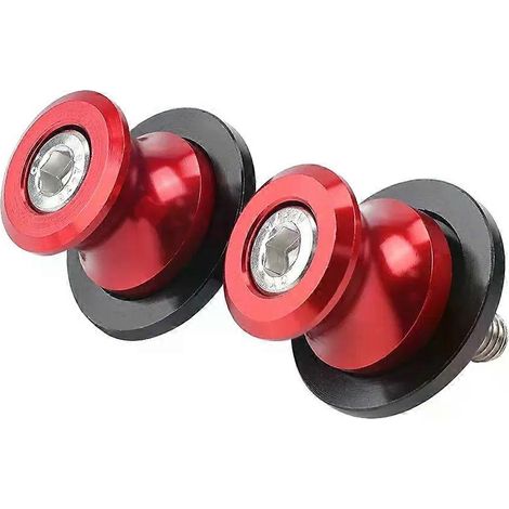 S'applique aux coulisseaux de bras oscillant pour SUZUKI GSXR 125/150/600/750/1000 GSX-S 950 V-Strom 650/1050 GSXR150 GSXR125. Vis de béquille M8 (rouge). (1/5)