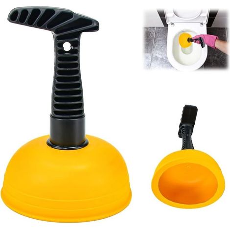 Suction Cup Sink Unblocker Suction Cup Bathroom Shower Unblocker Suction Cup Shower Unblocker WC Professional Unblocker Shower Hair Unblocker Sink Drain Unblocker, 18 12.5cm (1/5)