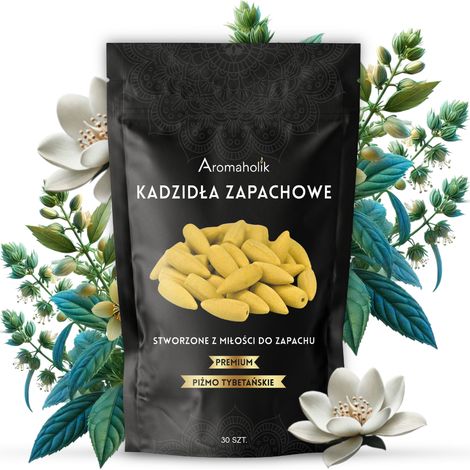 Varitas de incienso natural XL - Almizcle tibetano, 30 unidades