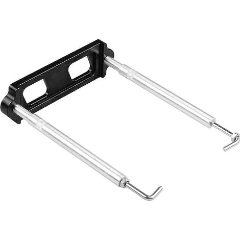 Kit de fixation de batterie avec tige de maintien et crochets de plateau en acier inoxydable, compatible avec Honda Civic / CRX S2000 et Acura Integra RSX.