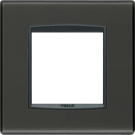 Placca Classic 2M Reflex antracite Vimar Eikon 20642.42
