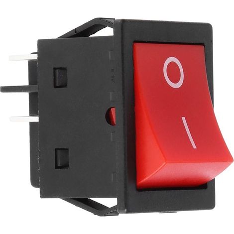 Interrupteur à Bascule 30 A, Bouton Marche/arrêt carré à 4 Broches, étanche IP65, pour le Contrôle des équipements électriques, Coque en Plastique Isolée Ignifuge, Longue Durée (1/5)