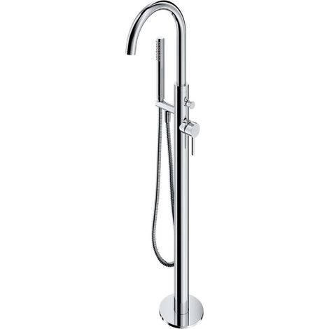 OMNIRES Y - Miscelatore a pavimento per vasca da bagno, con corpo incasso, cromo Y1233CR