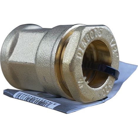 Manchon laiton droit PEHD Ø20 Femelle 3/4" (20/27) - ACS 16 Bar - Arco (1/3)