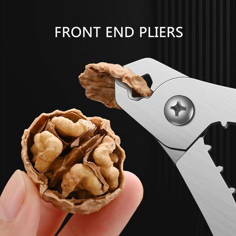 Professioneller Nussknacker aus Metall für den Hausgebrauch, ideal zum Knacken von Walnüssen, Pekannüssen und Haselnüssen. Küchenaccessoire. (1/3)
