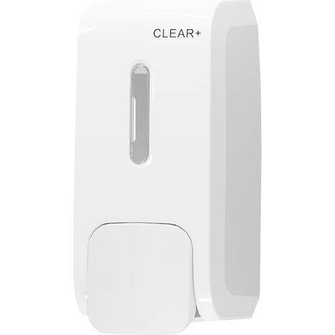 FRANKEL kaiserkraft, Distributeur de savon Clear+, blanc, pour (1/3)