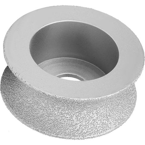 Meule diamantée brasée Tbest de 7,3 cm, meule concave pour pierre, céramique, verre (meule concave de 2,5 cm) (1/5)
