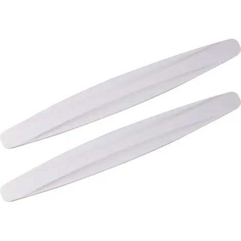 2 pièces voiture pare-chocs protecteur bande garde coin Protection bandes anti-rayures Crash lame Anti-collision Auto accessoires blanc (1/5)