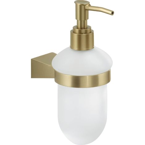 Dispensador de jabón color oro mate (1/4)