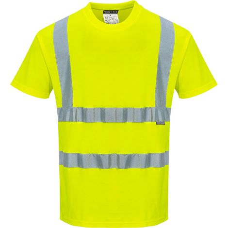 Camiseta de alta visibilidad Mc Coton Comfort - Talla XS - Amarillo - Portwest