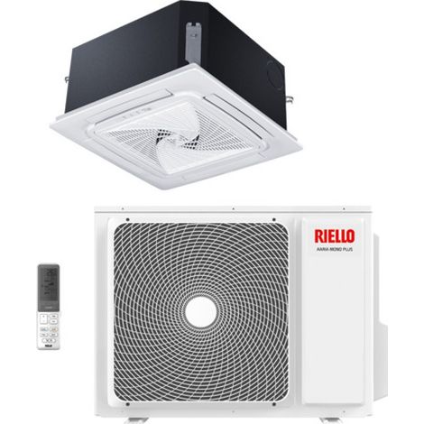 Climatiseur à onduleur Riello Cassette 4 voies AMK 50 P 18000 btu A++
