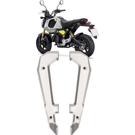 Hinterer Haltegriff für HONDA MSX125 GROM ab 2021 Silber (1/5)