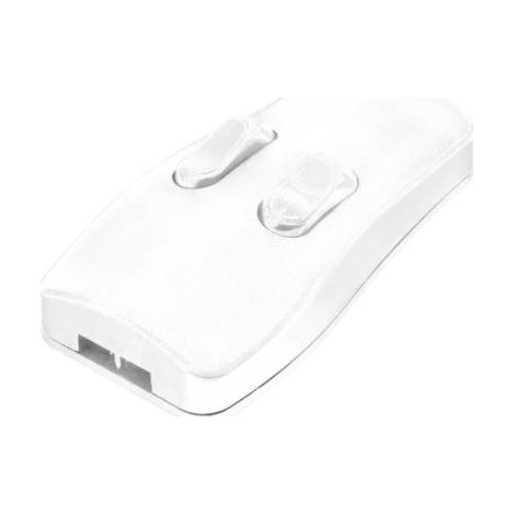 TRU COMPONENTS 98001C411 INTERRUPTEUR POUR CÂBLE SOUPLE BLANC 2 X OFF/ON 2 A 1 PC(S)