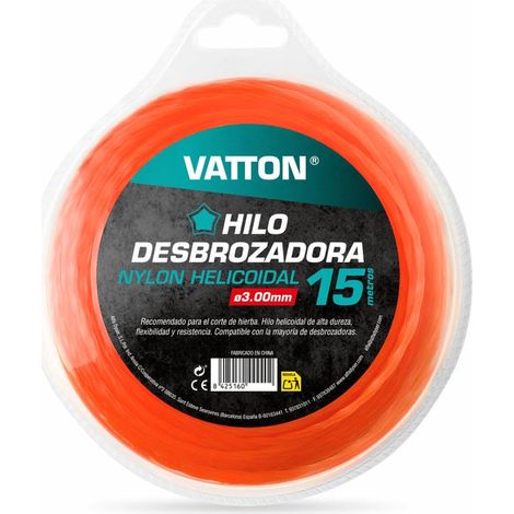 HILO NYLON DESBROZ.3,00mm.15M.HELICOIDAL