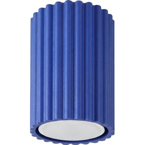 Plafones KARBON ultramar aluminio 1xGU10 6.5cm Sollux (1/2)