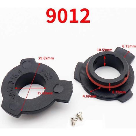 1 paire de supports adaptateurs pour phares LED de voiture, compatibles avec les références H7, H4, H3, H1, H11, H13, H16, 9004, 9005, HB3, 9006, HB4 et 9007. Douille de fixation pour phare, taille : (1/4)