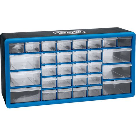 Draper Tools Cassetta degli Attrezzi con 30 Cassetti Blu 12015 (1/4)