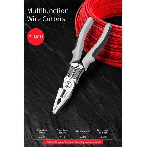 Pince coupante multifonctionnelle / pince diagonale / pince à becs fins / outils de quincaillerie / pince coupante universelle (1/5)